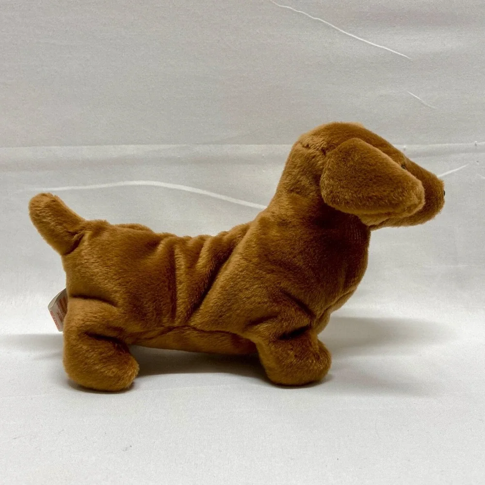 Ty Beanie Babies Weenie 4013 Daschund Dog 1995 Retired PVC‎ Pellets Rare Plush